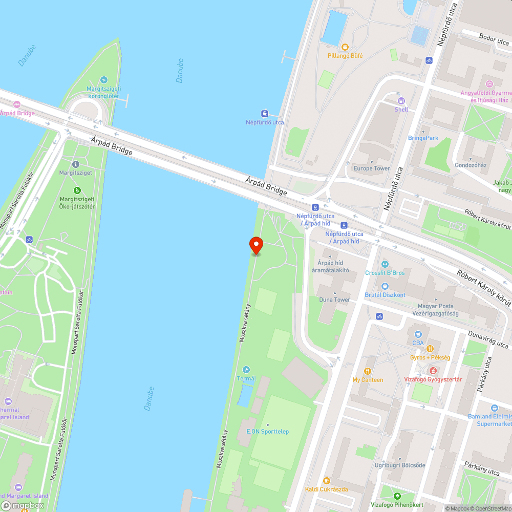 Moszkva sétány korlát bejelentés helye