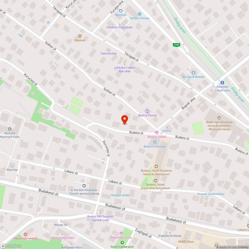 Elhagyott autó bejelentés helye