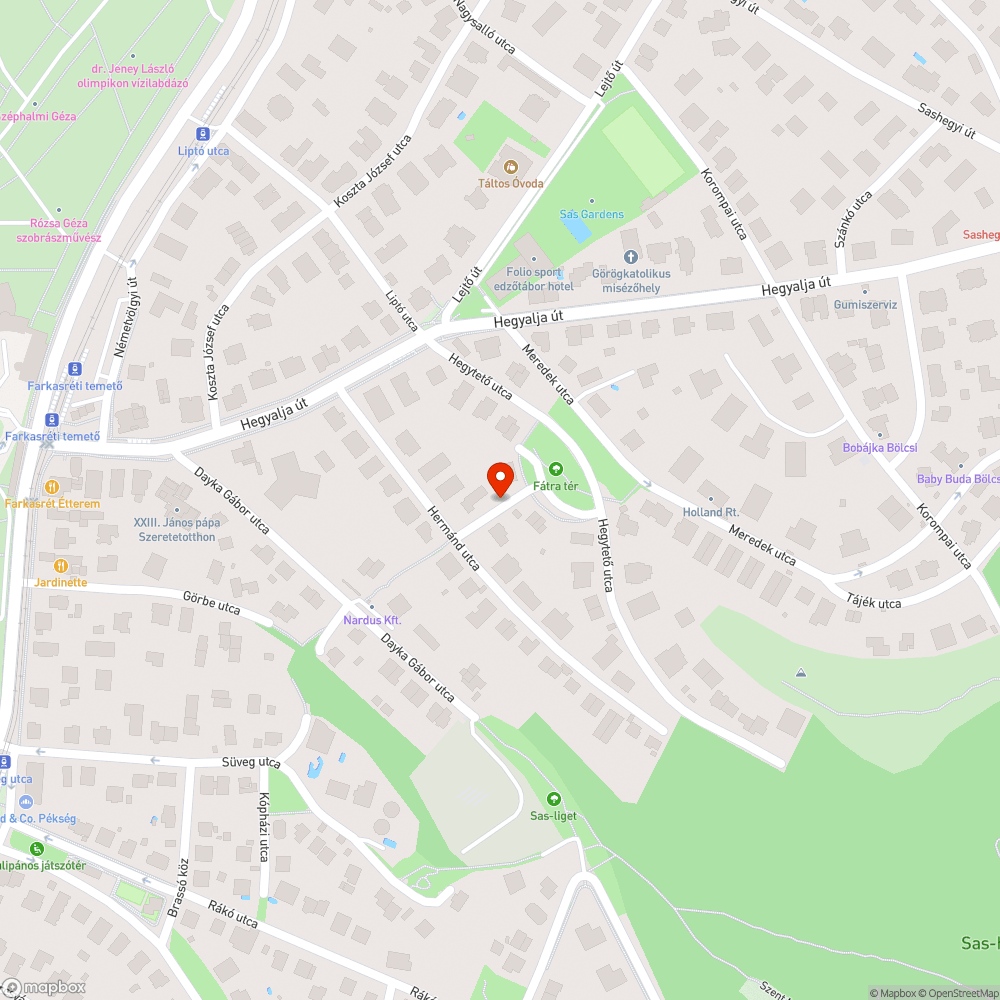 Közvilágítás hiánya az Antónia lépcsőn bejelentés helye