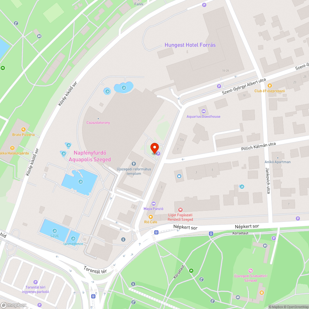 Alacsony tábla bejelentés helye