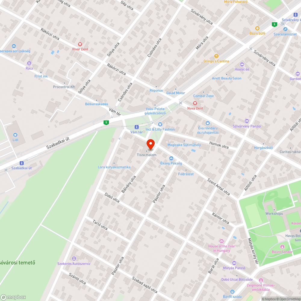 Járhatatlan járda bejelentés helye