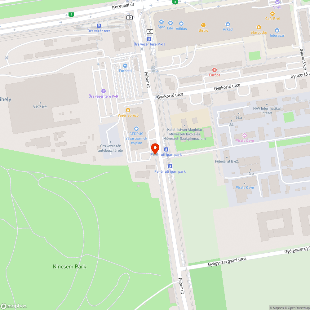 Kidőlt poller bejelentés helye