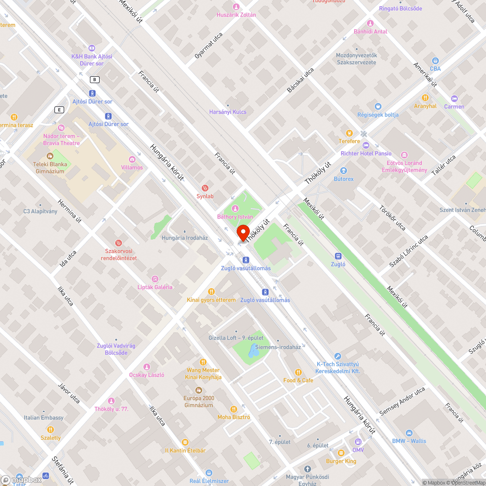 Zugló vasútállomás, graffiti szemét és éles kövek bejelentés helye