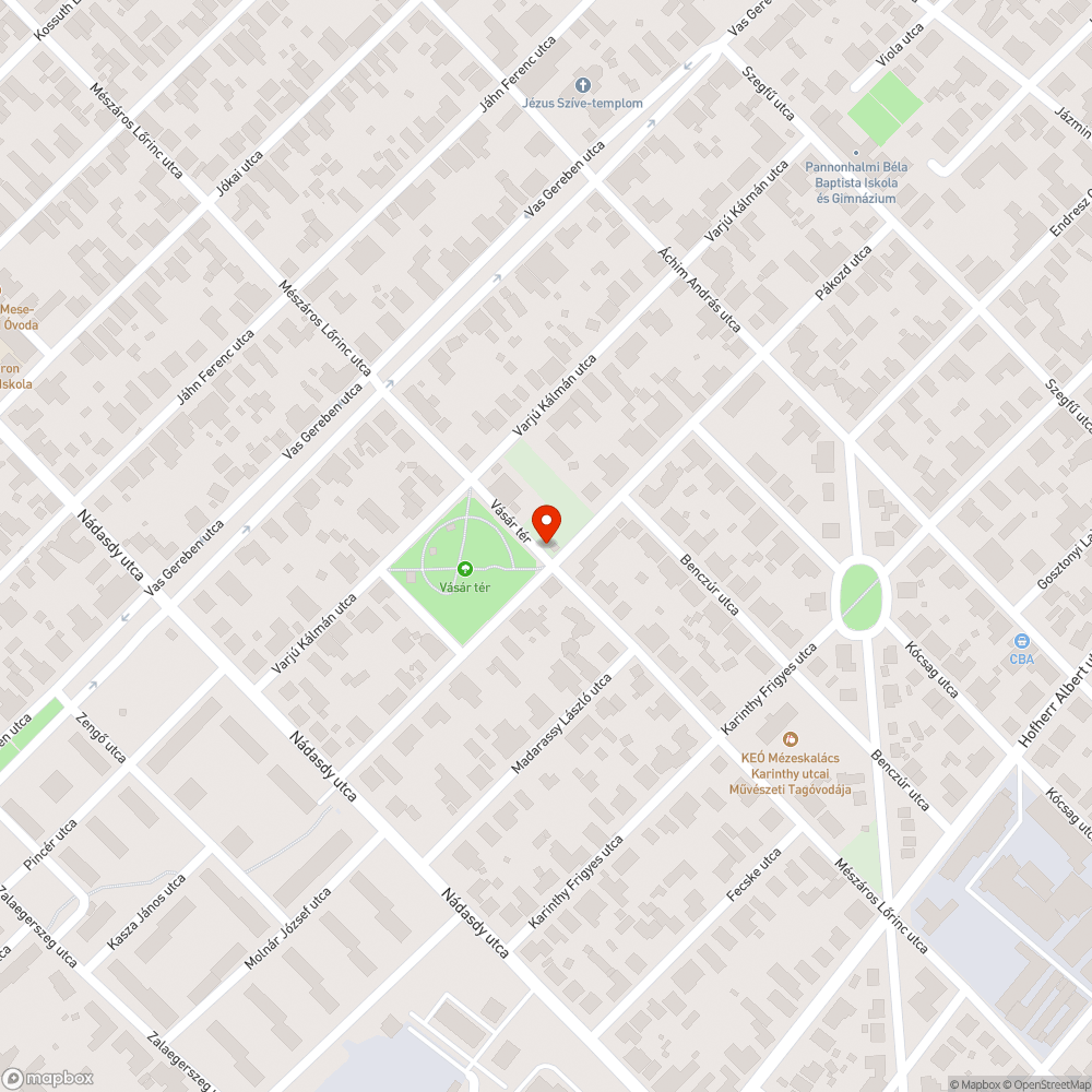 Elhagyott autó bejelentés helye