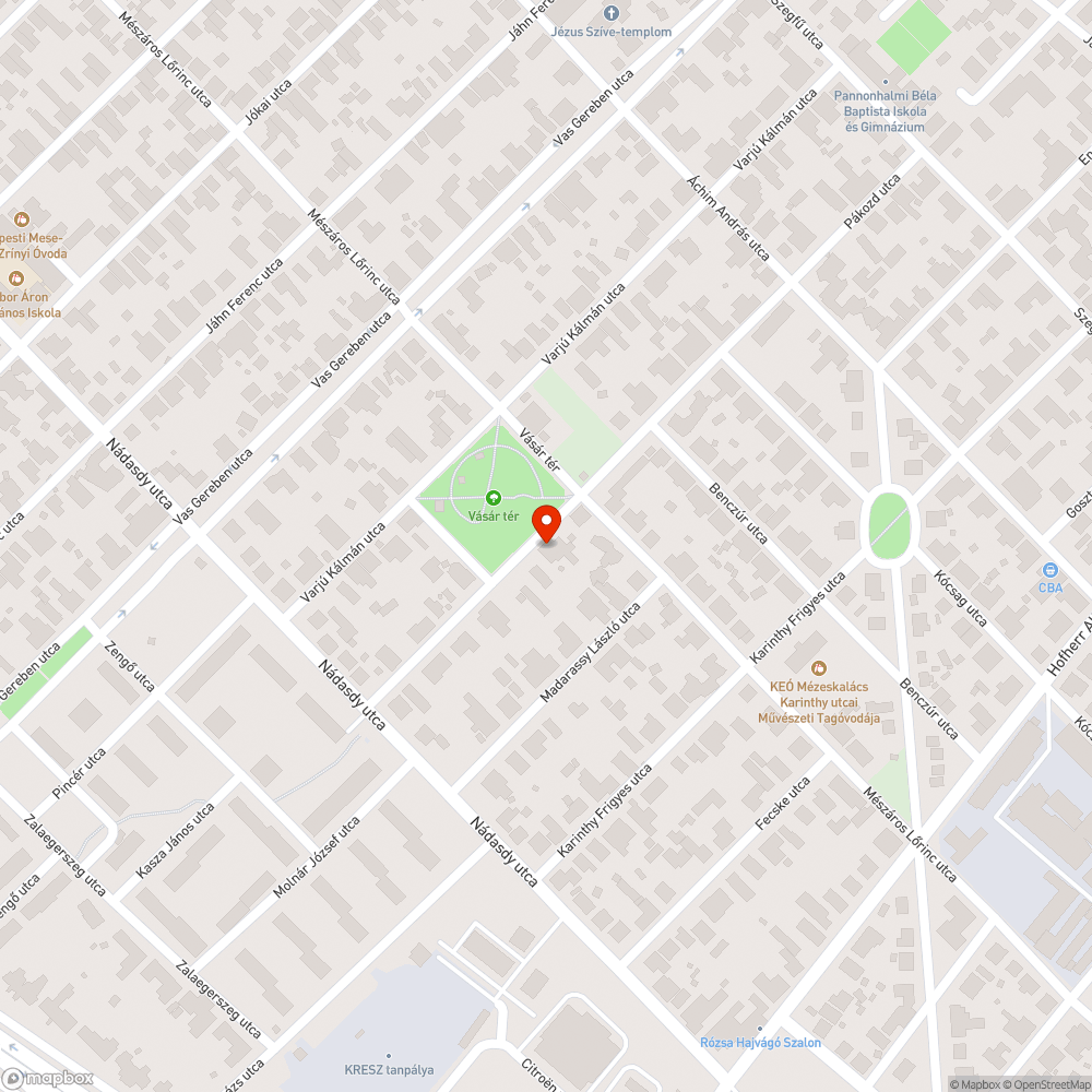 Elhagyott leponyvázott rendszám nélküli VW bejelentés helye