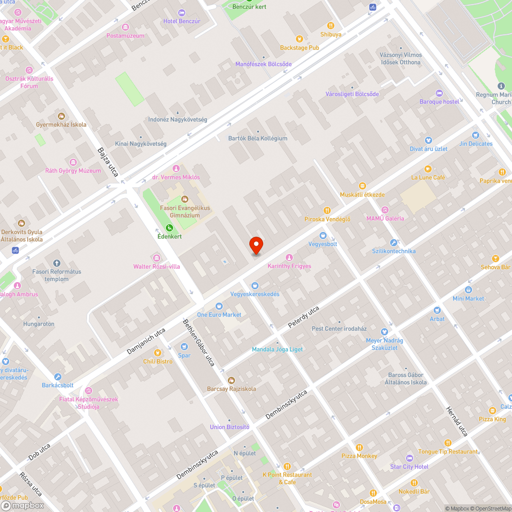 Elhagyott autó bejelentés helye