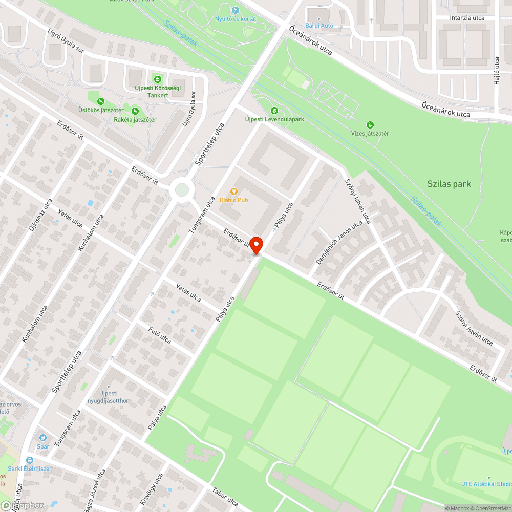 Nem használható a járda bejelentés helye