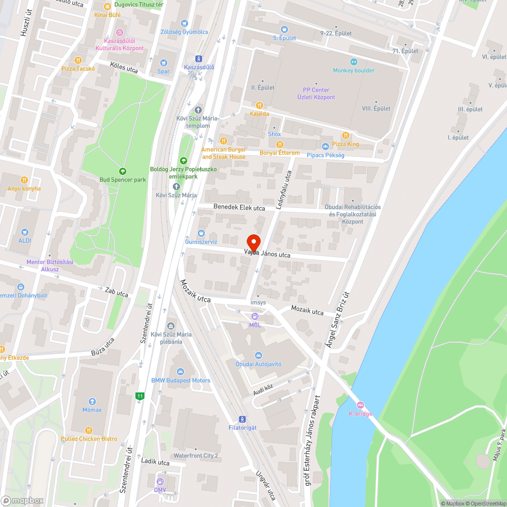 Elsőbbségadás kötelező tábla csak bizonyos helyről látszik - Vajda János utca bejelentés helye