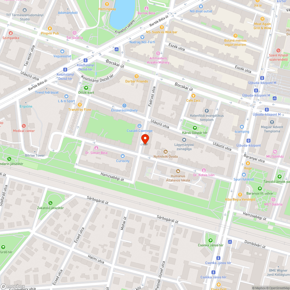 Nem belátható kereszteződés bejelentés helye