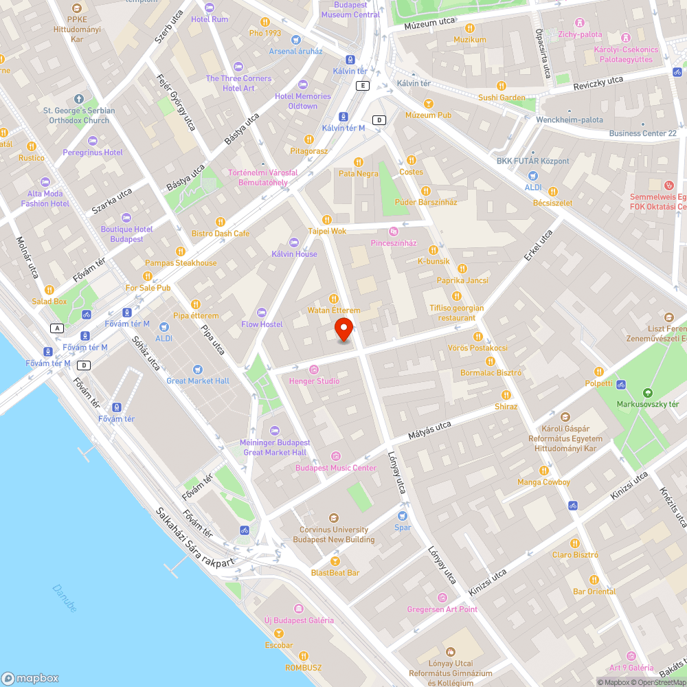 Elhagyott robogó az Erkel utcában. bejelentés helye