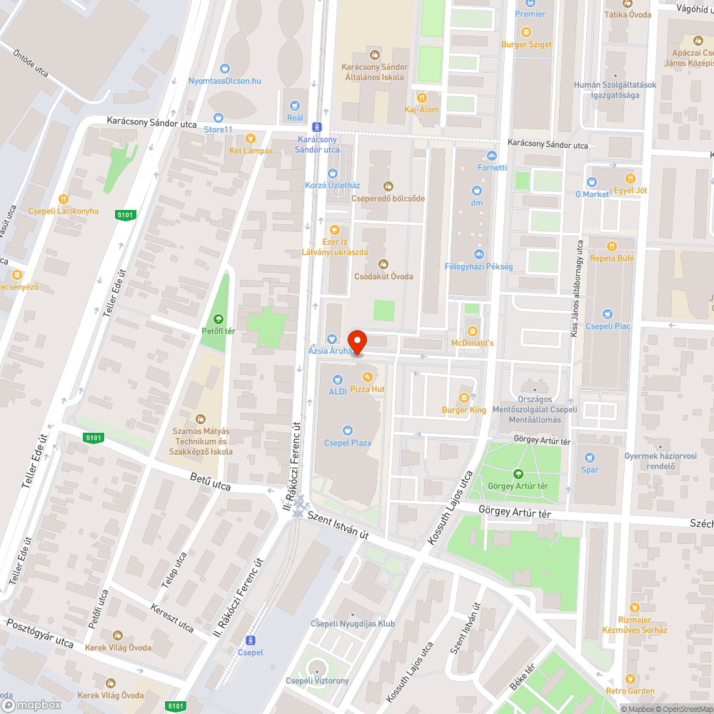 Kiszáradt fa + üres fahely bejelentés helye