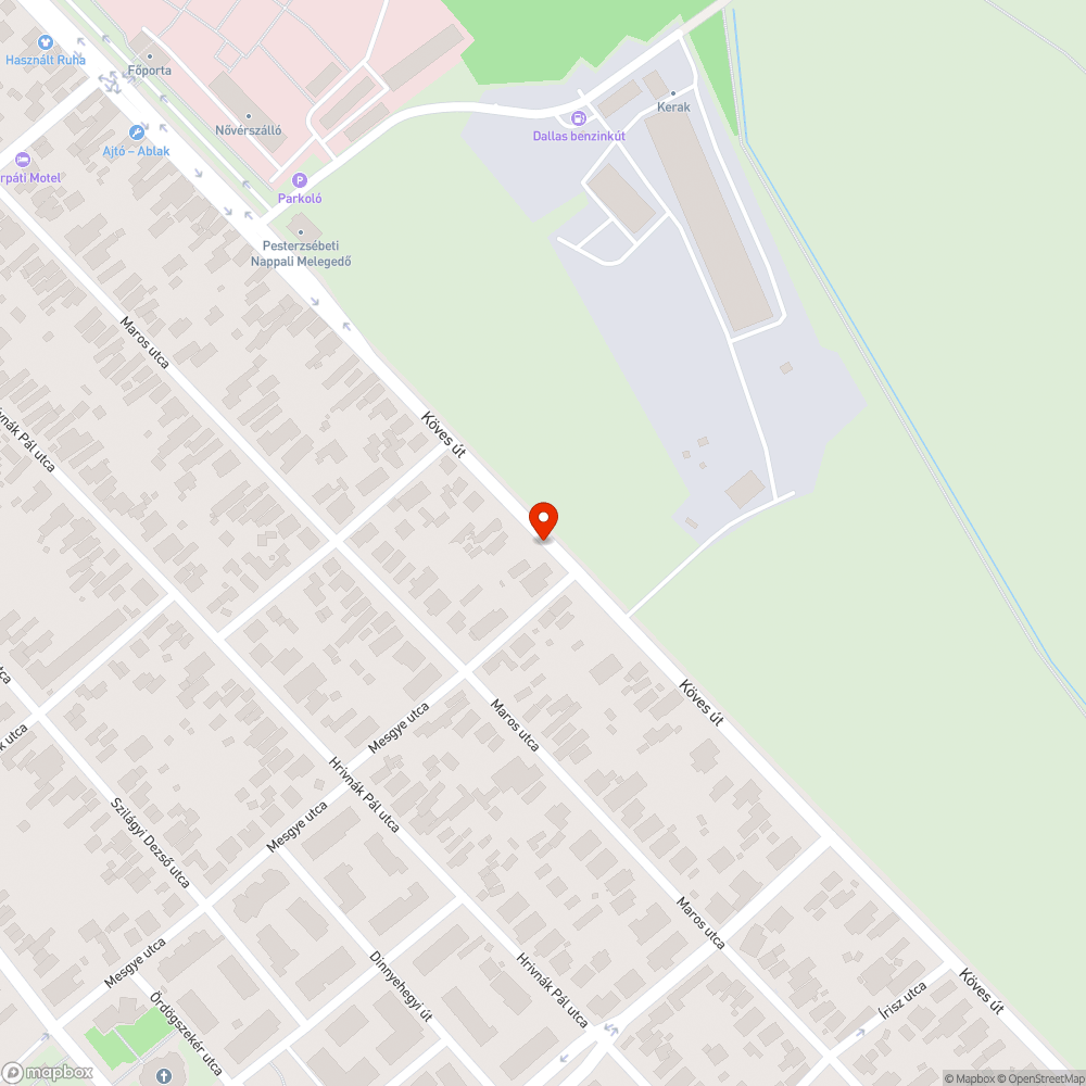 Busz megállóban hagyott jármű bejelentés helye