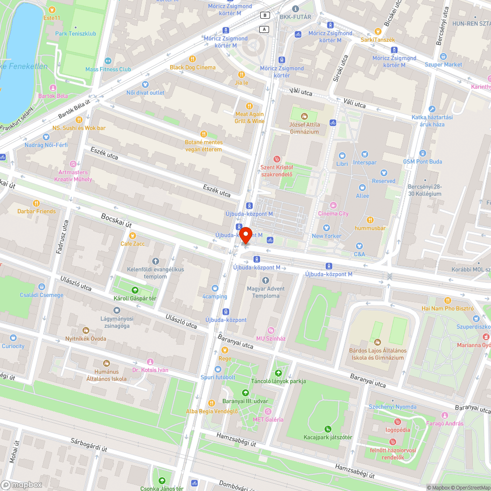 Újabb lyuk az Okt. 23-a úton bejelentés helye