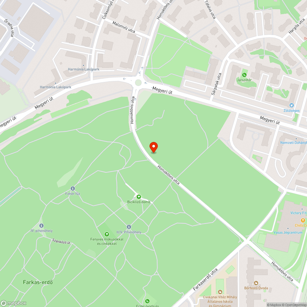 Balesetveszélyes kráter - több mint féle éve... bejelentés helye