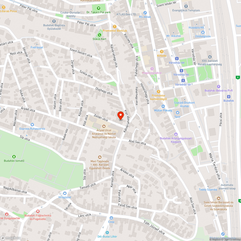 kátyúk - általános iskola környékén -  22, kerület bejelentés helye