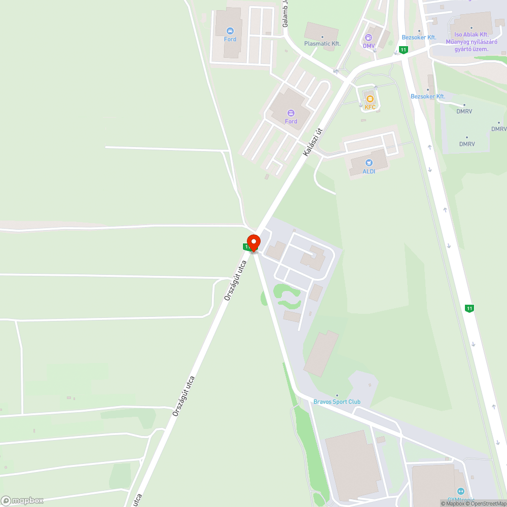 Megállni tilos "kivéve" bejelentés helye