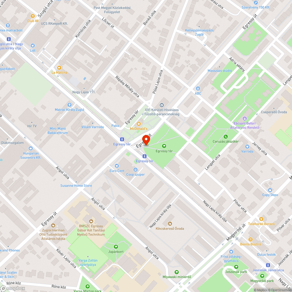 Roncs bicó bejelentés helye