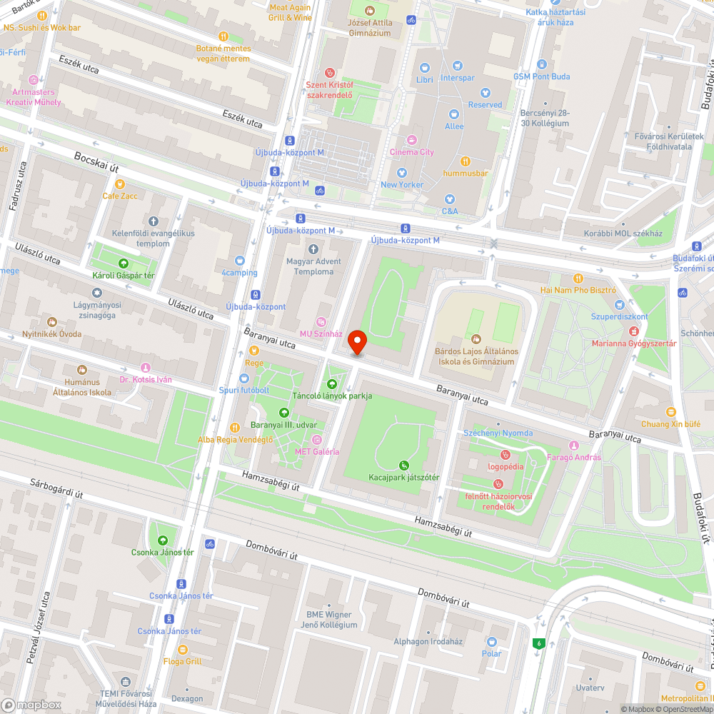 Csap körüli kátyú bejelentés helye