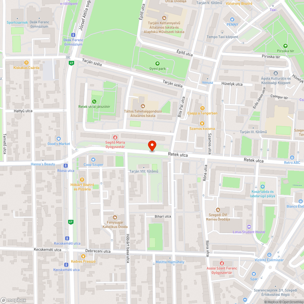 Kiszáradt facsemeték - Retek utca, hőközpont előtt bejelentés helye