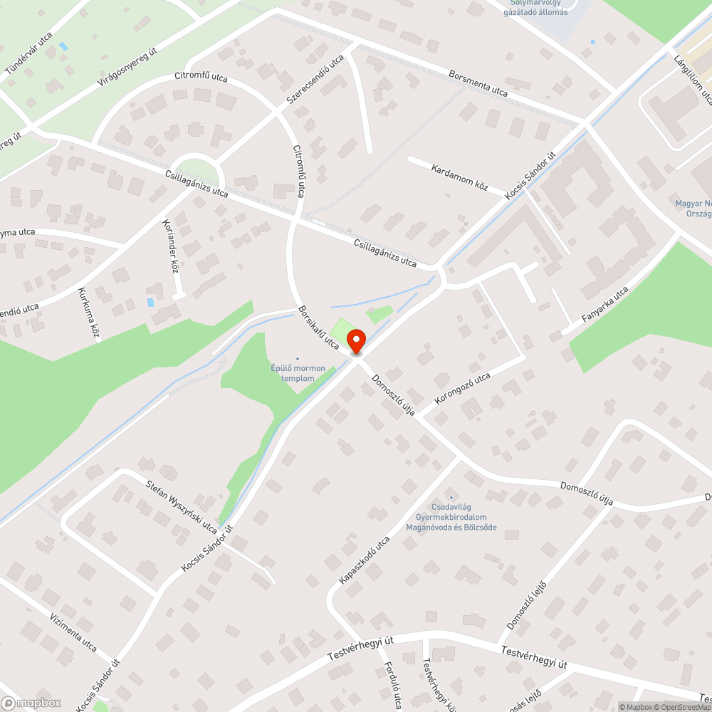 Hiányzó 30-as Zóna tábla bejelentés helye