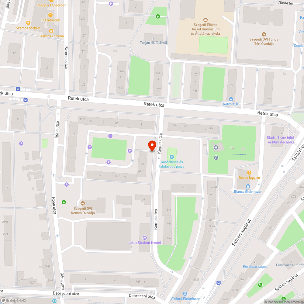 Több lámpa nem világít - Retek utca és Kemes utca sarkánál bejelentés helye