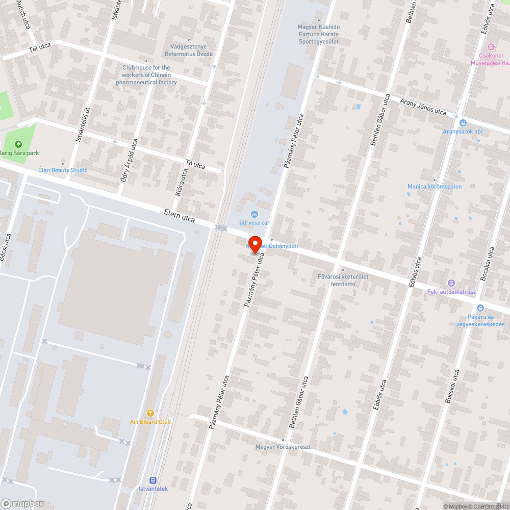 Kidöntött tükör bejelentés helye