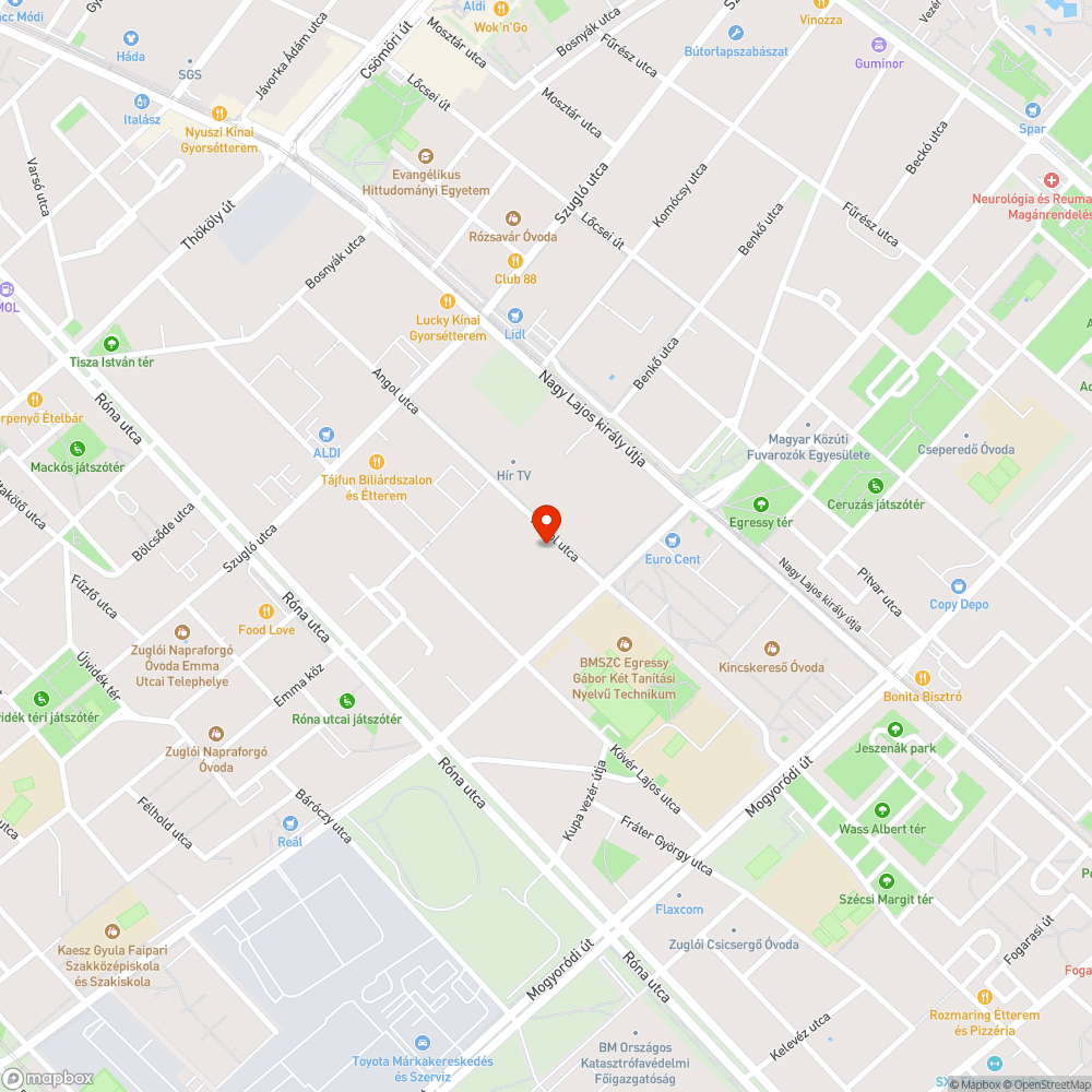 kiszáradt fa bejelentés helye