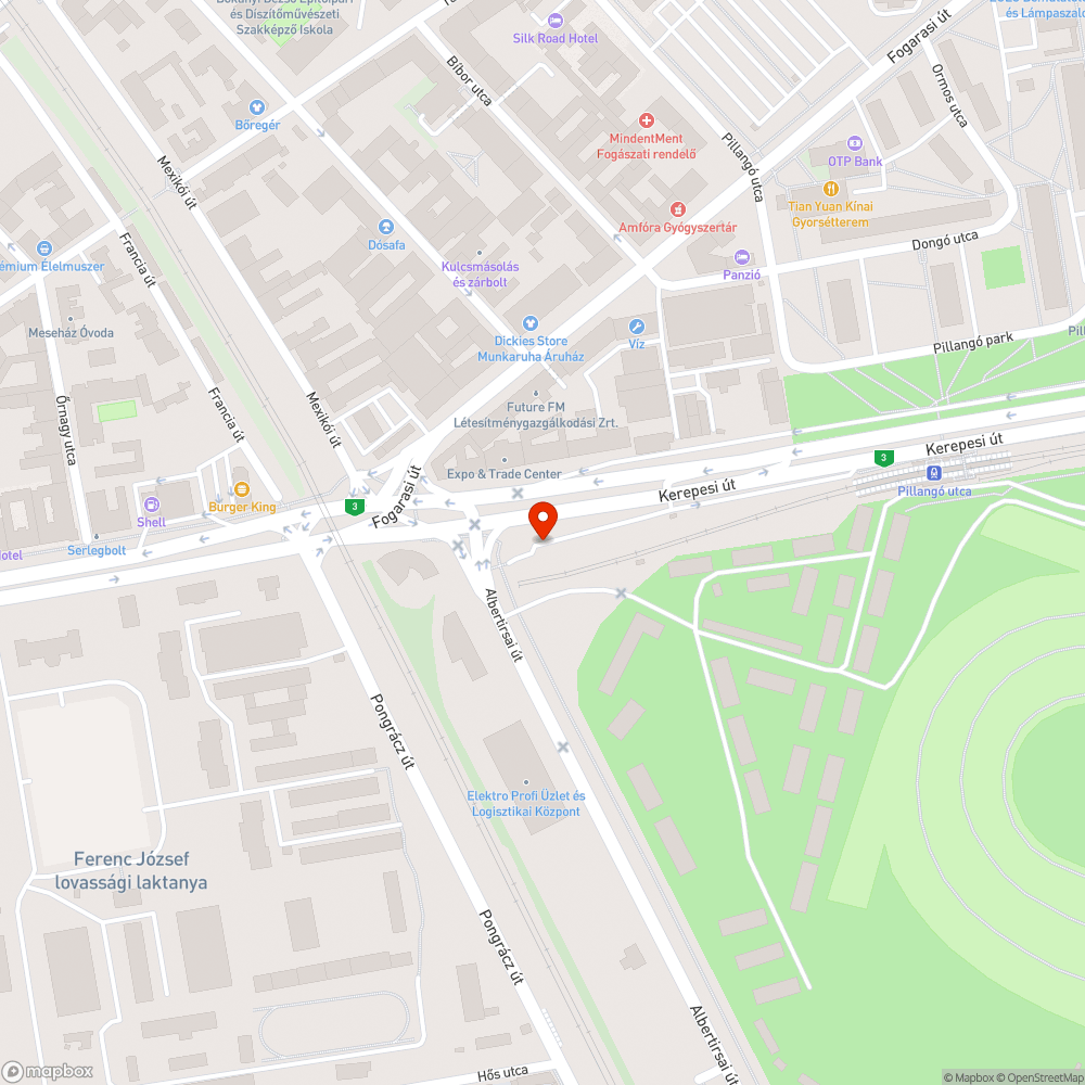 Rozsdásodó szerkezet bejelentés helye