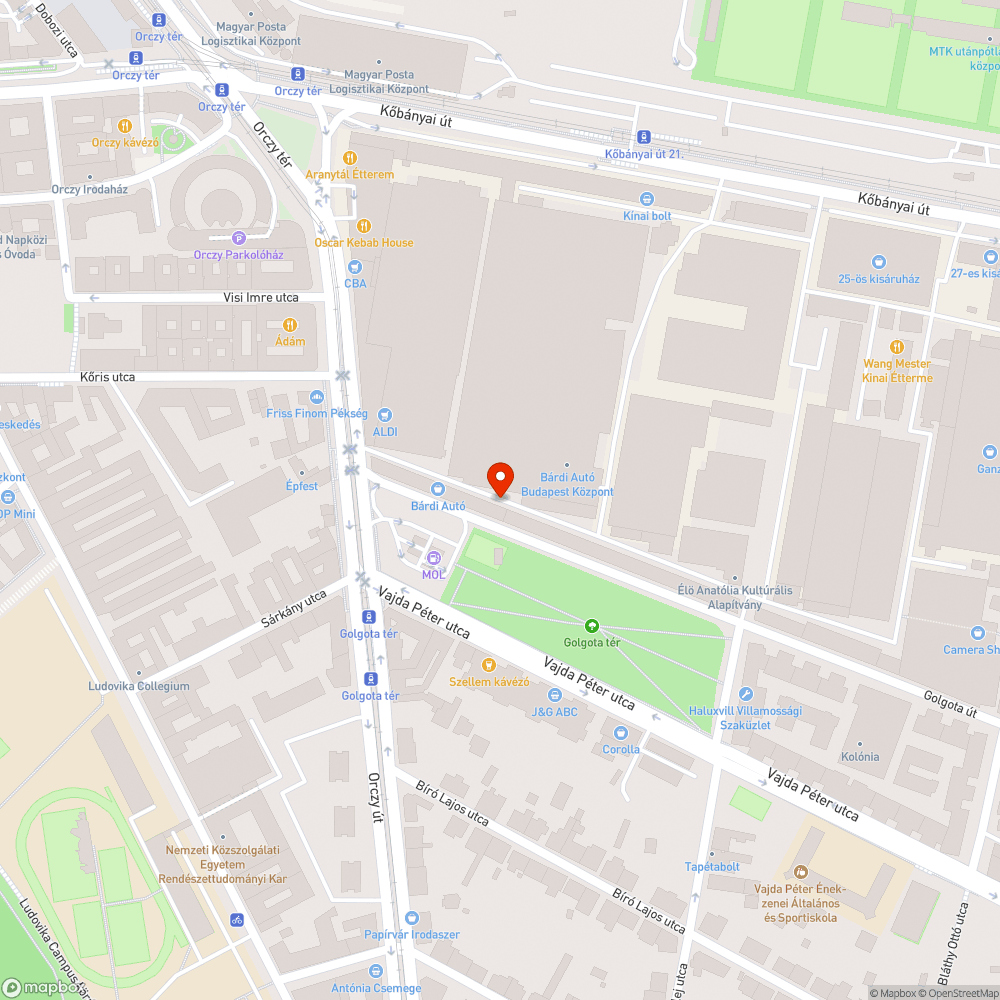 Építési törmelék bejelentés helye