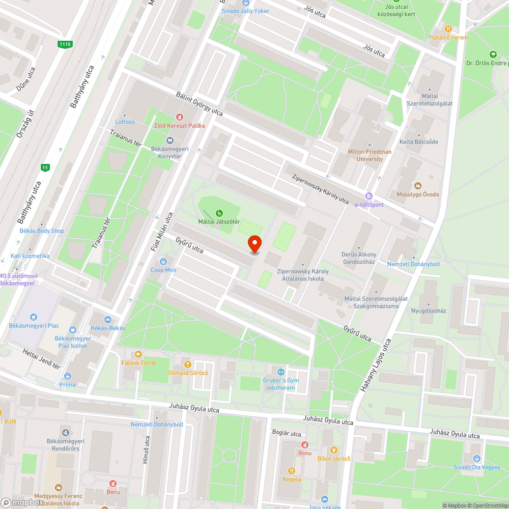 Poller szemetesként használva bejelentés helye