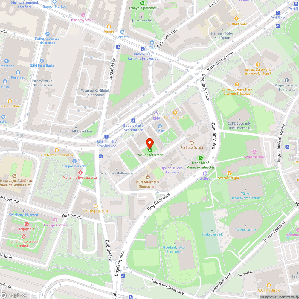 Veszélyes játszótér bejelentés helye