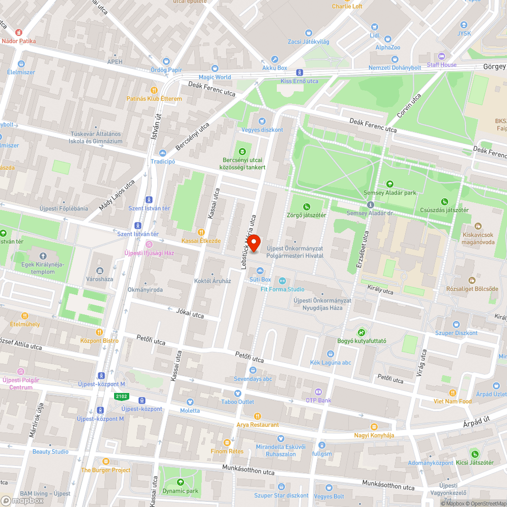 Sajnos Újpesten a Lime bejelentés helye