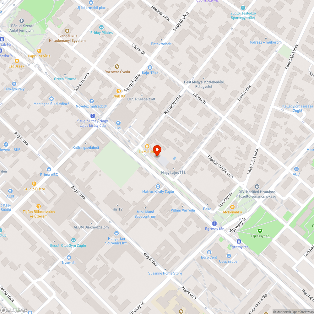 Halott fa bejelentés helye