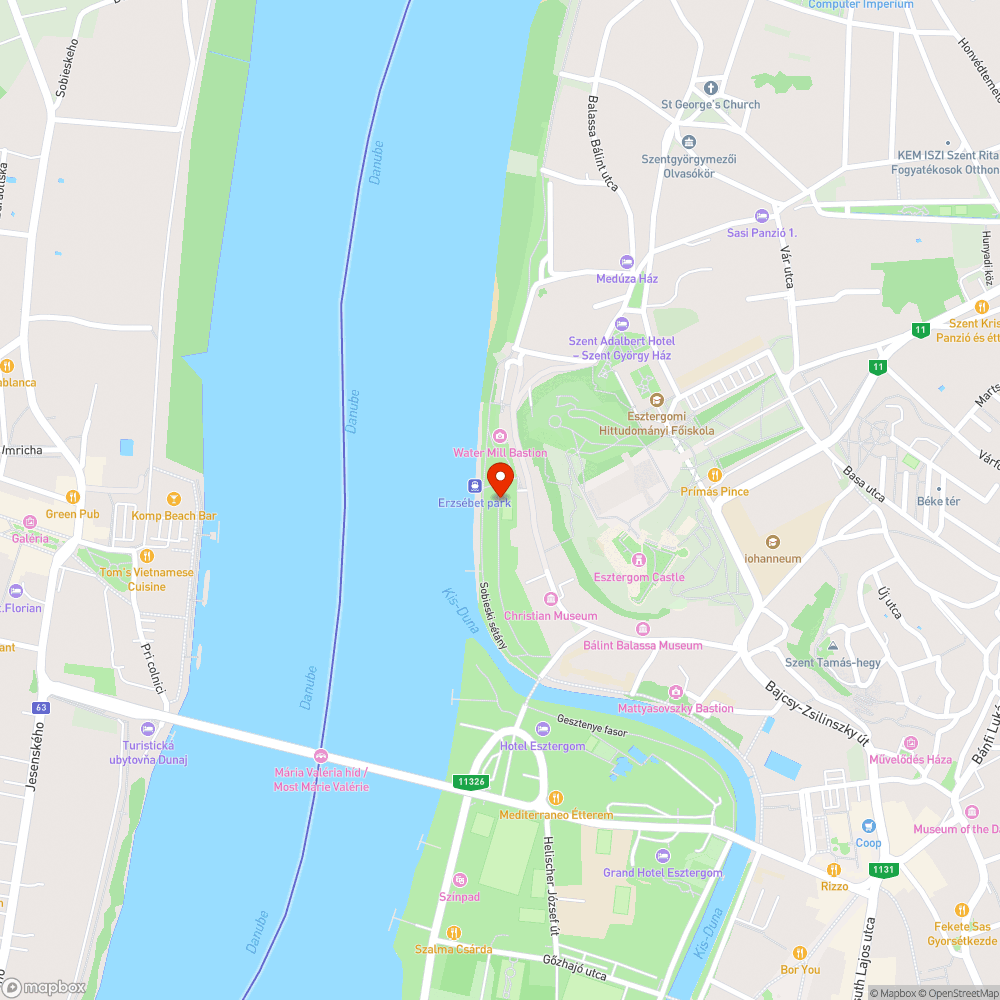 Sötét az Erzsébet park éjszaka bejelentés helye