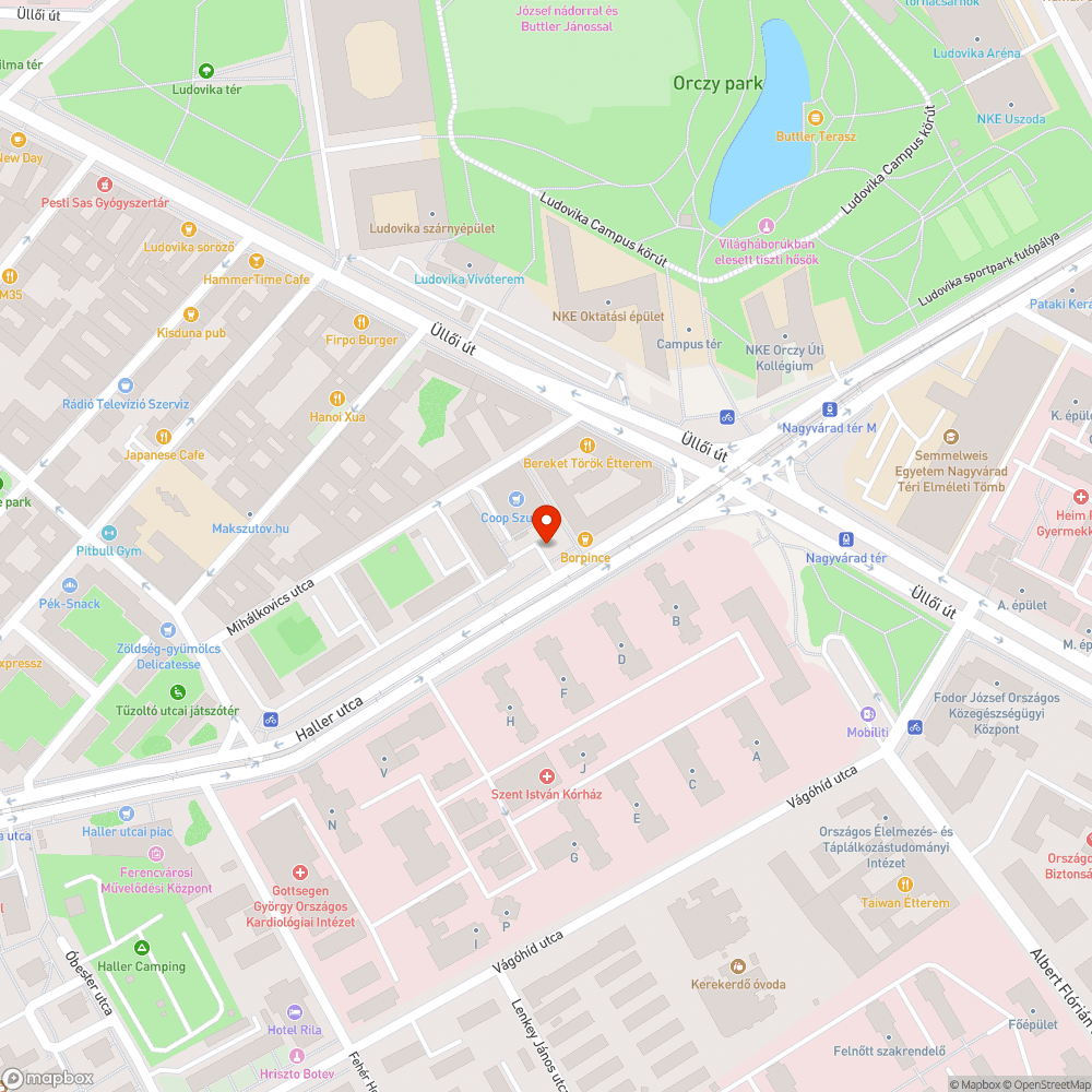 Láthatóan magára hagyott autó bejelentés helye