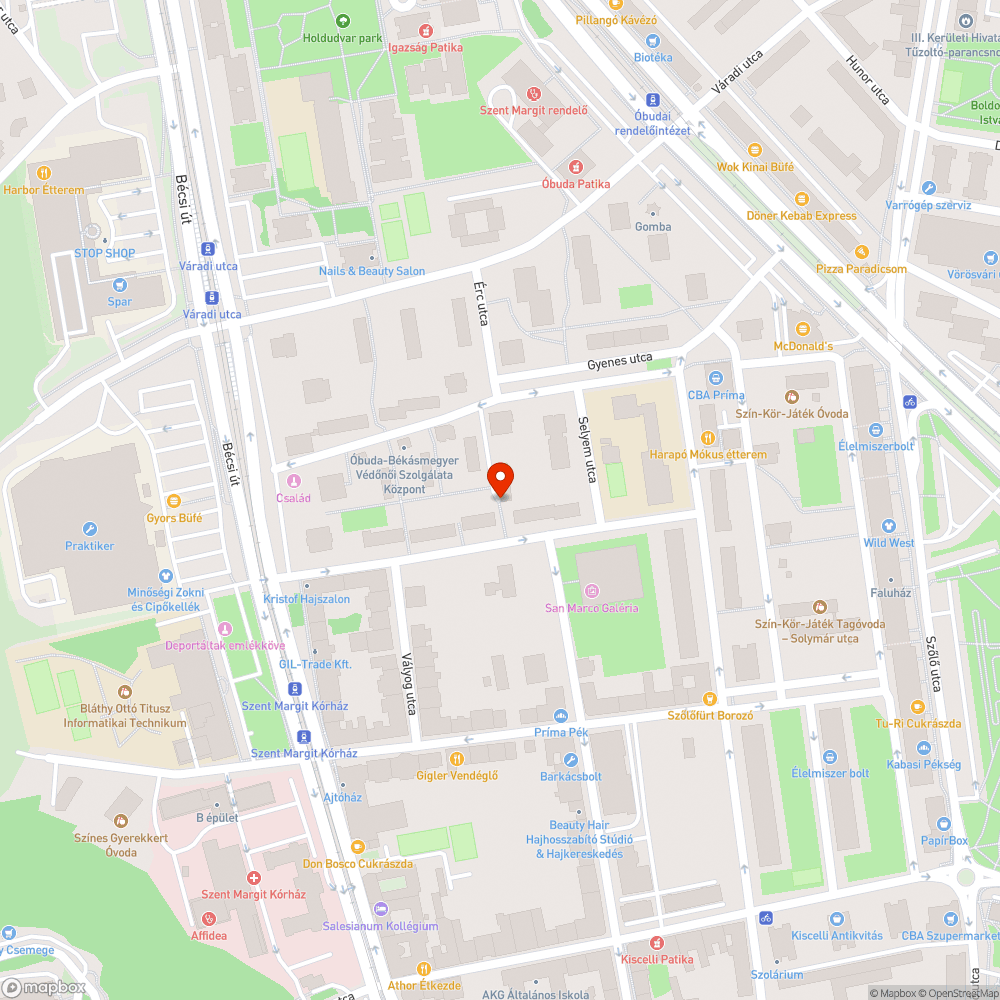 Zöld szemét bejelentés helye