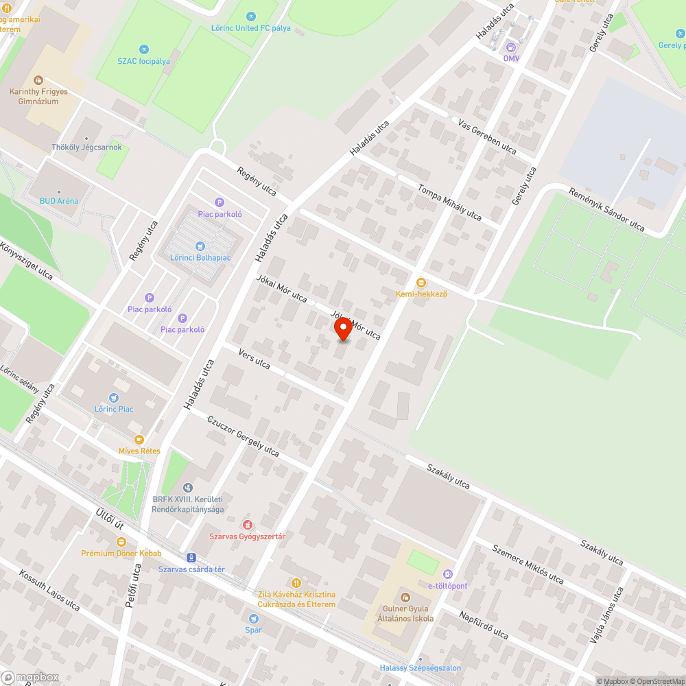 Fedél kiáll a járdából bejelentés helye