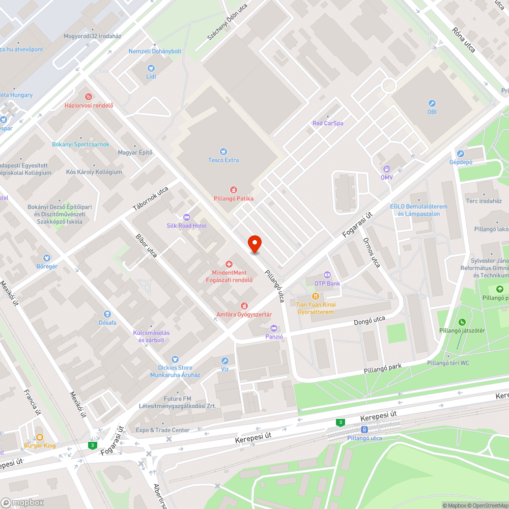 Halott fa bejelentés helye