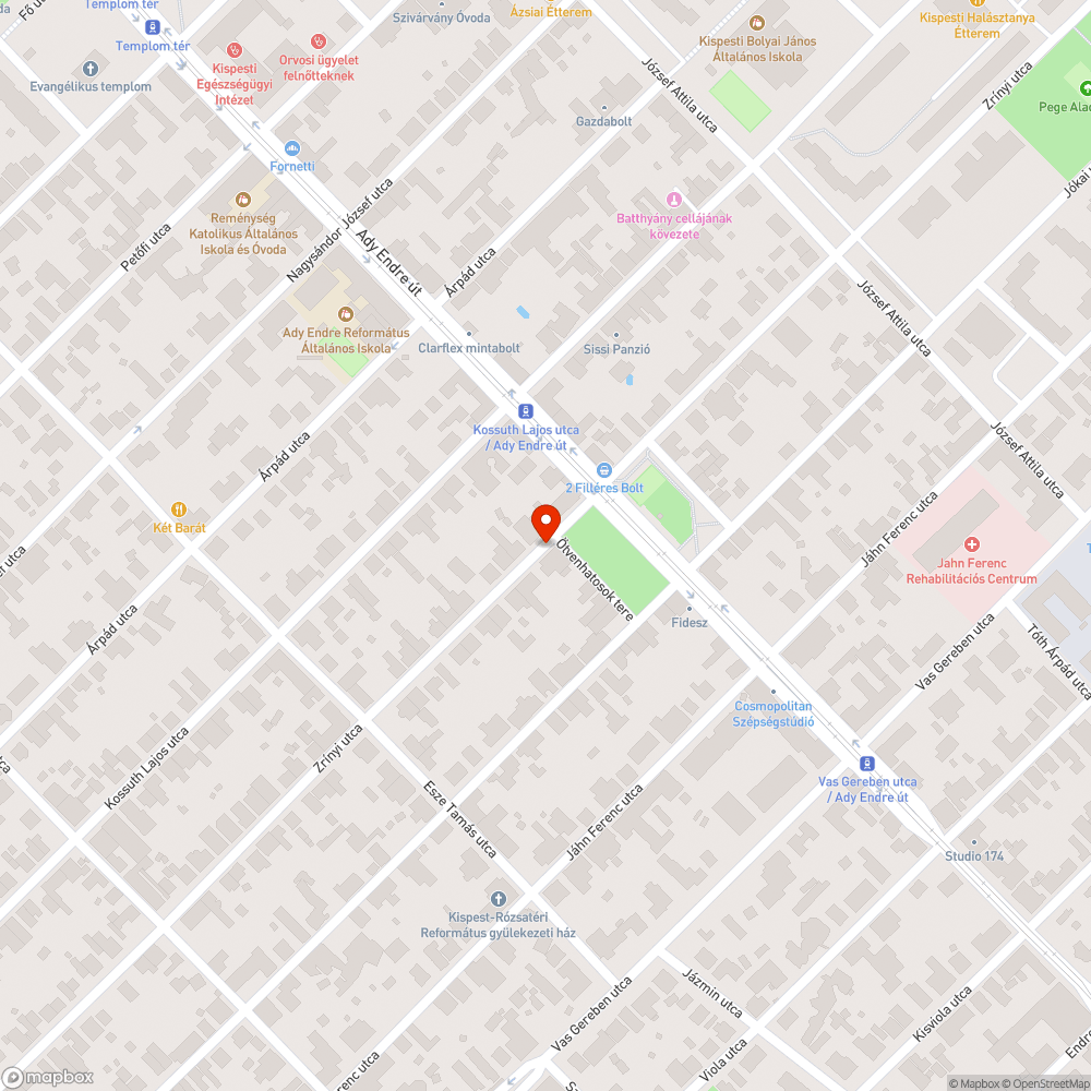 Mozdulatlan autó bejelentés helye