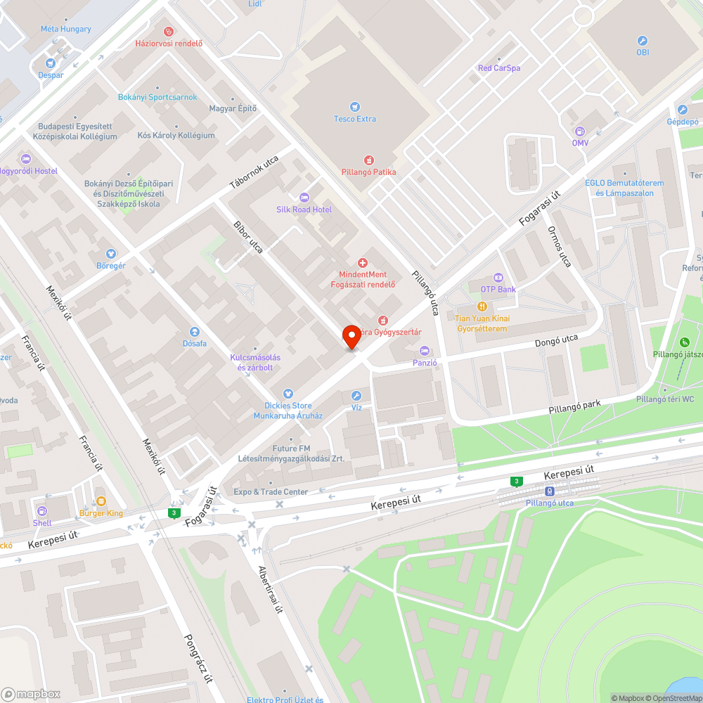 Nem látszódó táblák bejelentés helye