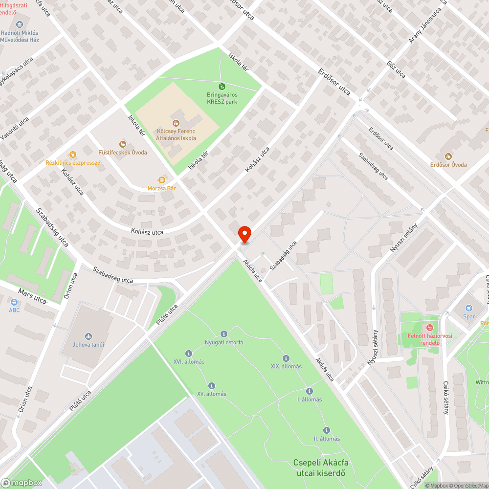 Funkció nélkül bejelentés helye