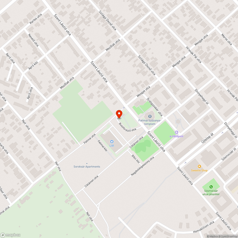 Elhagyott roncs bejelentés helye