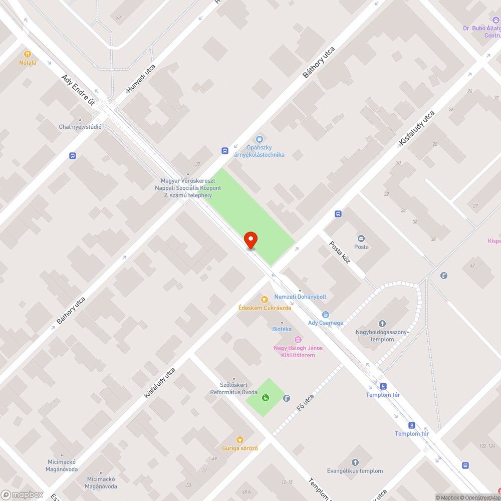 Behajló növényzet bejelentés helye