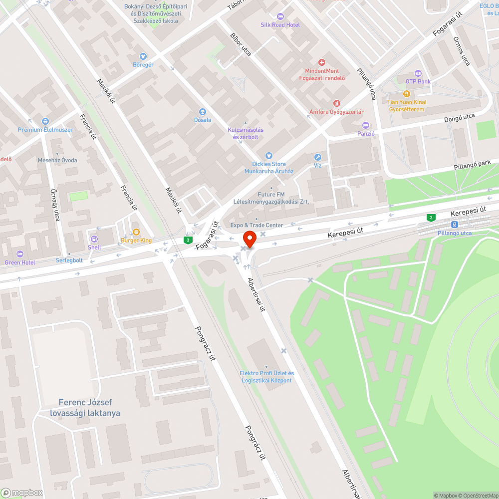 Széttört zárszekrény bejelentés helye