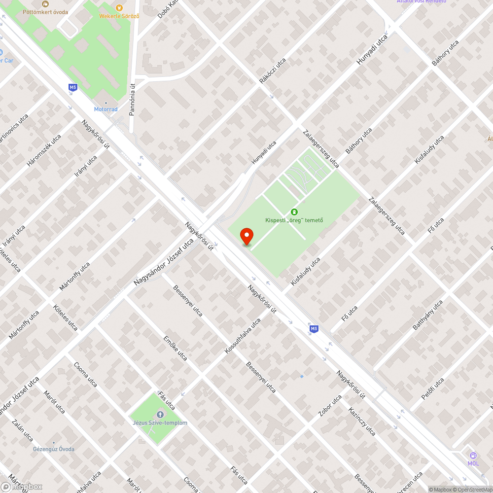 Szemétlerakat a kispesti Öreg temető mögött bejelentés helye