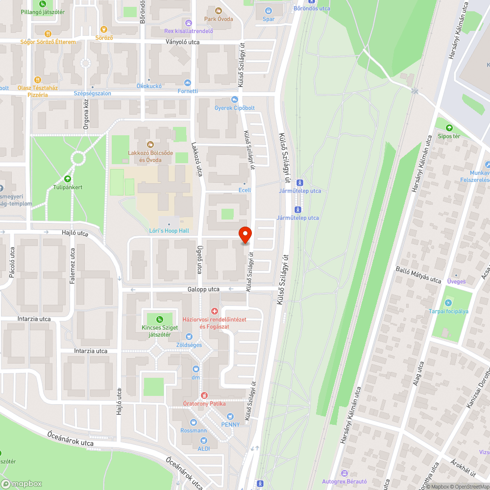 kiszáradt fa bejelentés helye