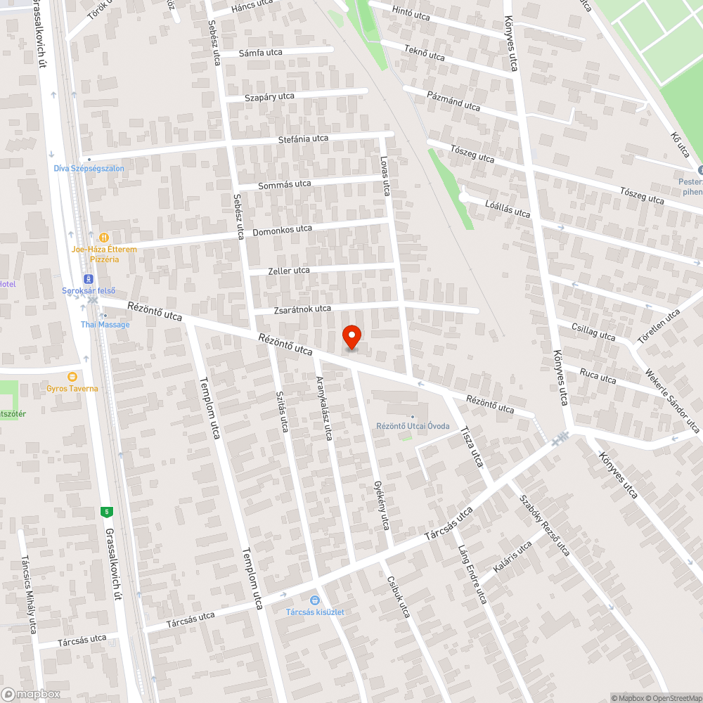 Tábla takarásban - Rézöntő utca bejelentés helye