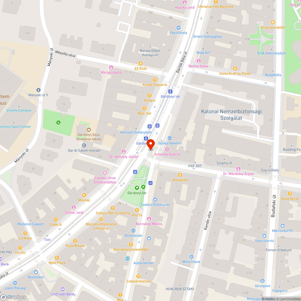 Eldőlt poller bejelentés helye