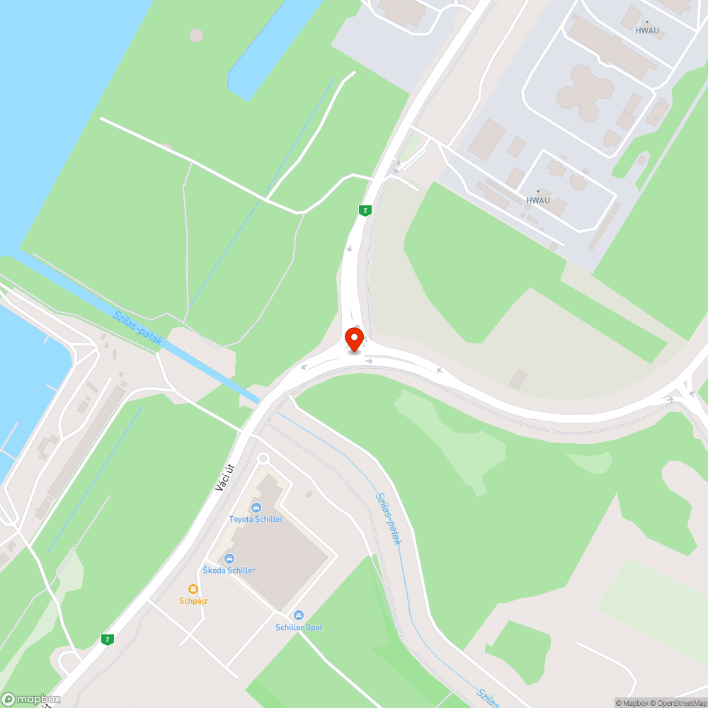 Terelőnyíl a kereszteződés közepén kivasalva laposra bejelentés helye