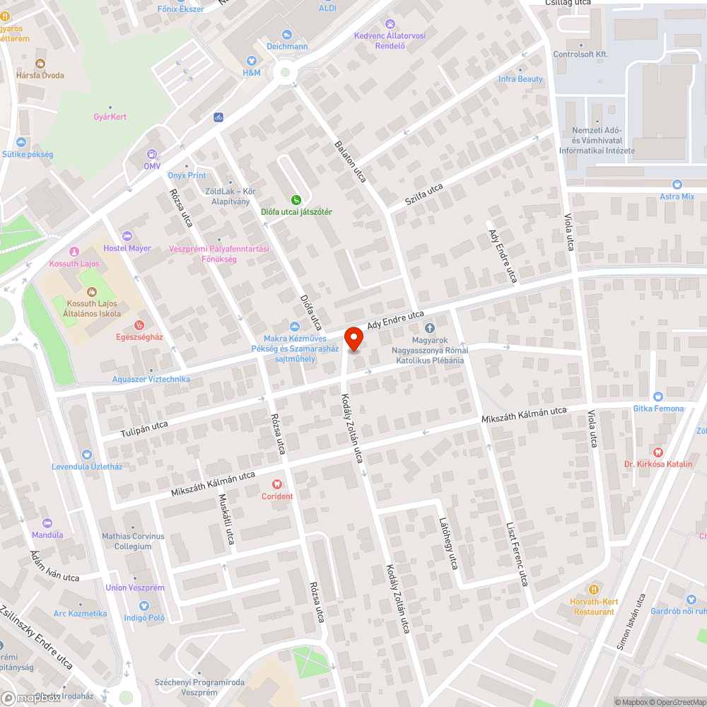 villanyoszlopról szabadon lógó elektromos vezeték bejelentés helye